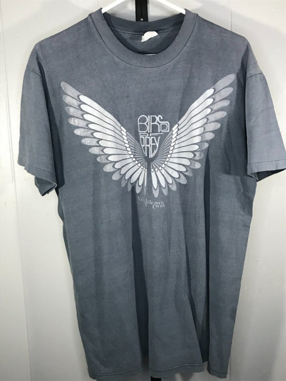 Vintage 80s Vail Colorado Beaver Creek Birds Of Prey Single Stitch T Shirt sz XL